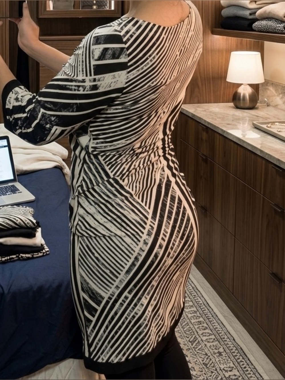 ️NEW CK black and white beautiful dress!